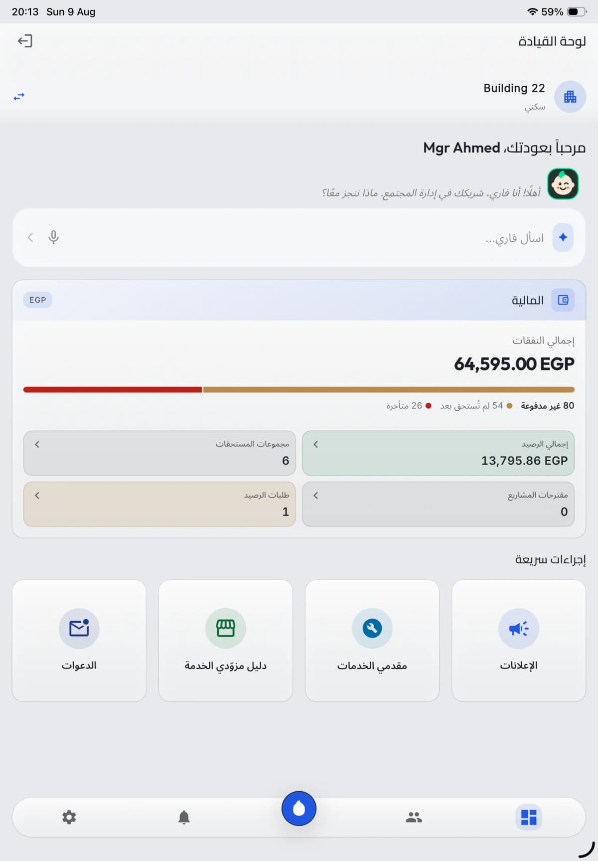 Ettihad · آيباد · سمة ضوء النهار