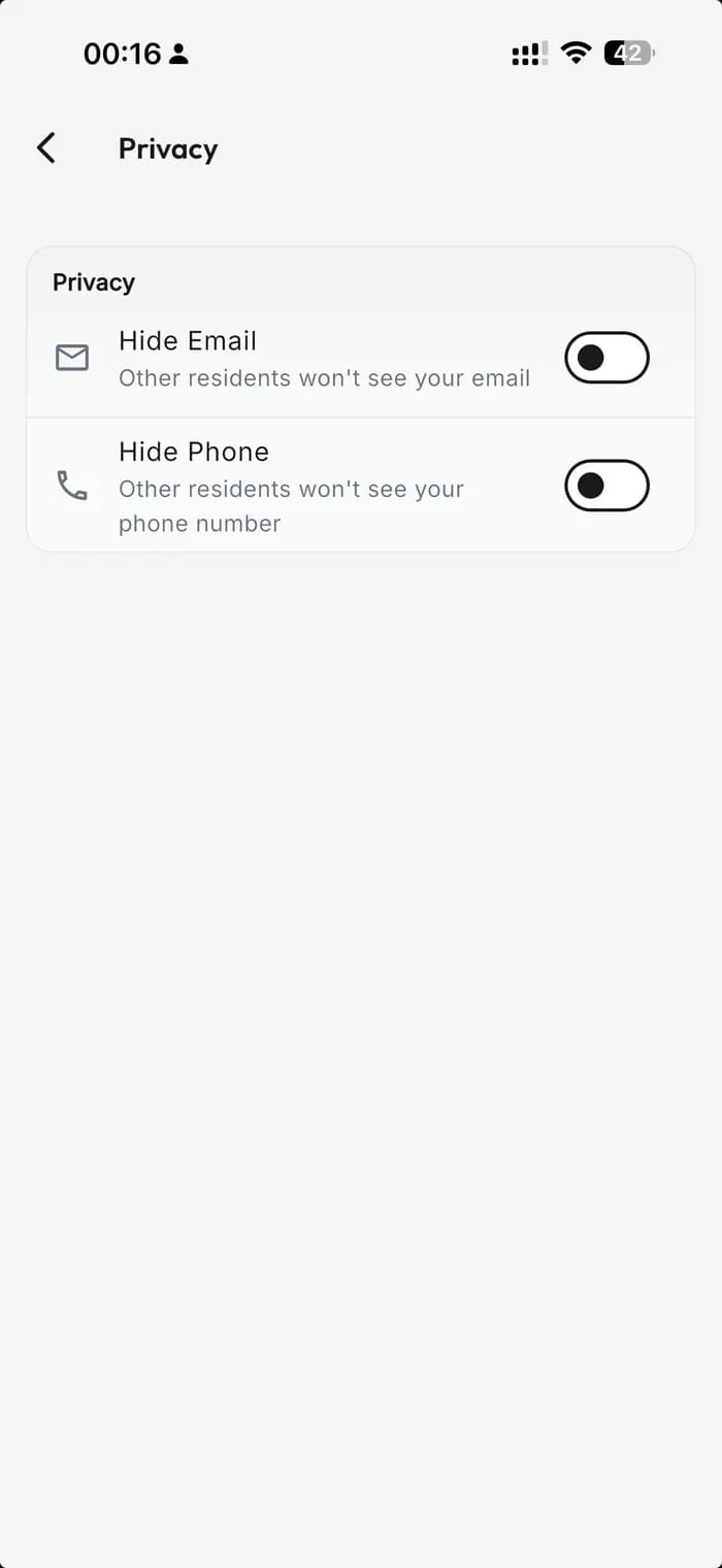 Your privacy